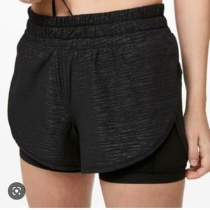 lululemon athletica Black Athletic Shorts